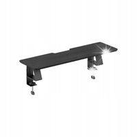 Półka na Biurko 80 cm nadstawka organizer Spacetronik na zacisk czarna
