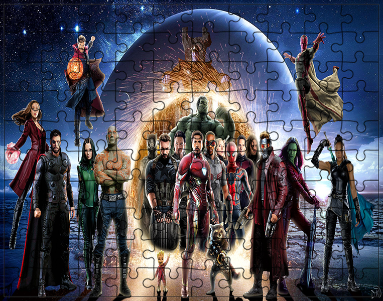 Puzzle Avengers zdjęcie 1