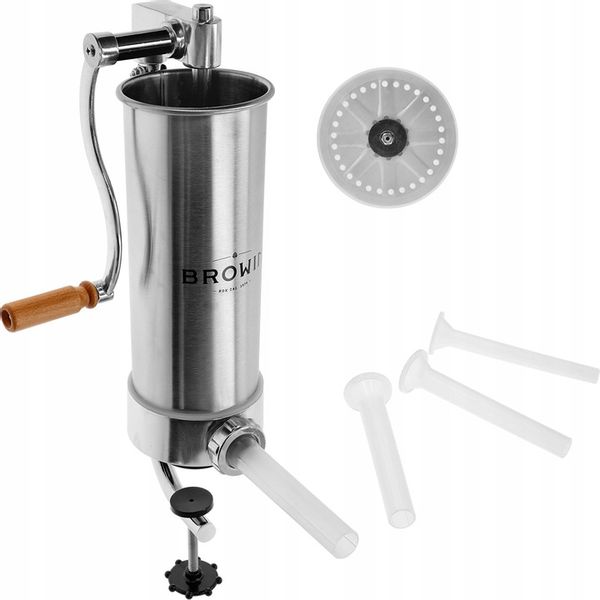 Nadziewarka do kiełbasy pionowa 3kg Browin zdjęcie 1