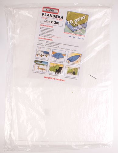 Plandeka Biała 2x3 70g/m2 na Arena.pl