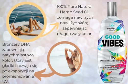 Hempz Good Vibes 15x Positively Dark Bronzer na Arena.pl