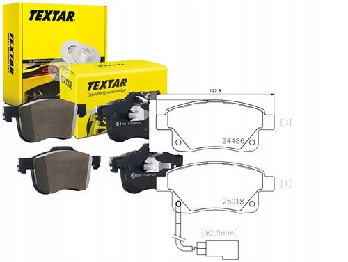 TEXTAR KLOCKI HAMULCOWE TYŁ FORD TRANSIT OD 2006- na Arena.pl