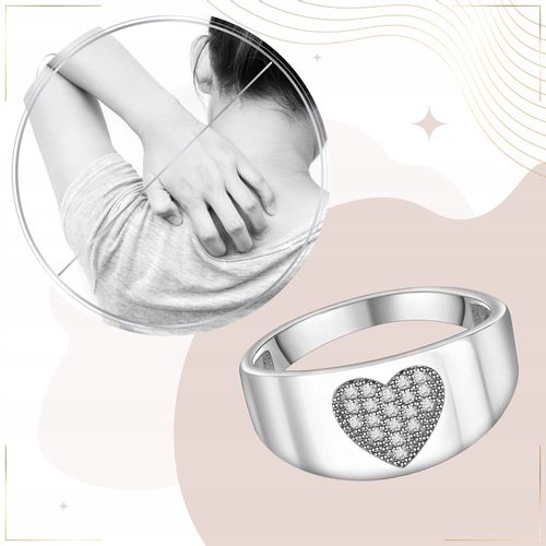 SREBRNY pierścionek OBRĄCZKA SREBRO 925 z CYRKONIAMI wyjątkowy PREZENT na Arena.pl