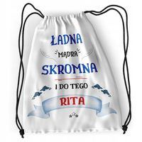 Plecak Dla Rity Szkolny Worek Torba Z Nadrukiem Ze Zdjęciem