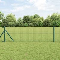 Ogrodzenie Euro Zielony 0,6 x 25 m Żelazo pokryte PVC