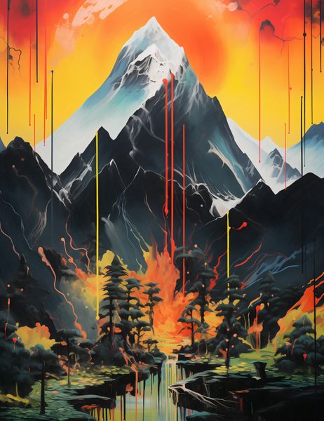 Plakat 50x65cm Górska Alchemia zdjęcie 1