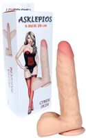 Wyginany Członek Dildo Cyber Skin - Loveclonex Asklepios 8"