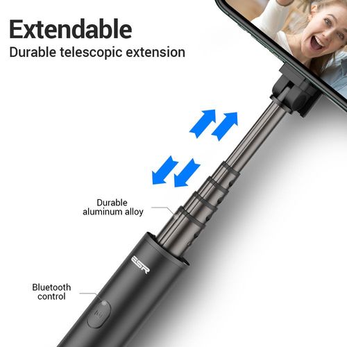 ESR WIRELESS SELFIE STICK BLACK na Arena.pl
