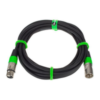 Kabel przewód mikrofonowy XLR XLR 5 m czarny Fun Generation MIC 5