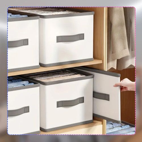 Pojemny Organizer pudełko do szafki sztywny na ubrania do szuflady na Arena.pl