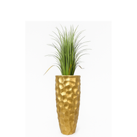 Złota donica perłowa muszelkowa Glamour Premium 63