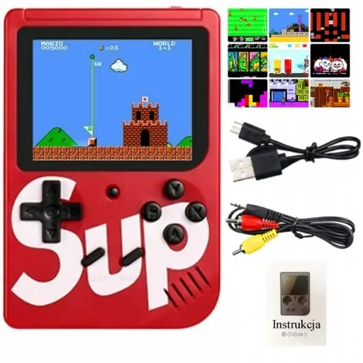 PRZENOŚNA MINI KONSOLA RETRO 400 GIER GAMEBOY GRA zdjęcie 1
