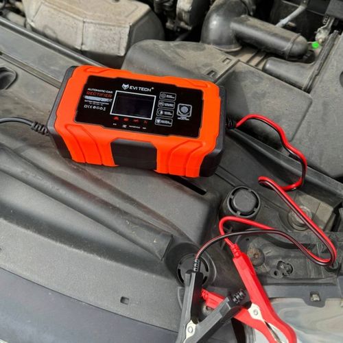 Prostownik do akumulatorów samochodowy 12V 24V AUTOMATYCZNY funkcja NAPRAWY na Arena.pl