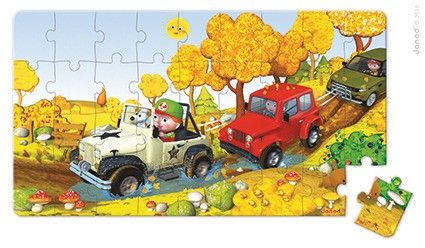 Puzzle 2w1 Terenówka Alka, Janod na Arena.pl