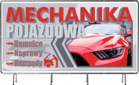 BANER REKLAMOWY 100x50 cm gotowy projekt MECHANIKA POJAZDOWA naprawy