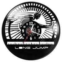 Zegar ścienny z płyty winylowej Skok w dal 774.14