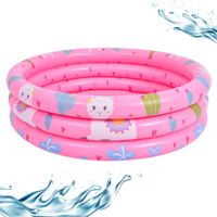 Basen dmuchany dla dzieci SUNCLUB różowy 100x30cm ogrodowy brodzik PVC 148l