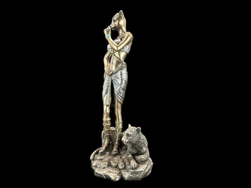 EGIPSKA BOGINI BASTET Z PANTERĄ VERONESE (WU76880A4) zdjęcie 6