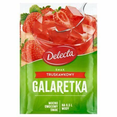 DELECTA GALARETKA TRUSKAWKOWA 70G zdjęcie 1
