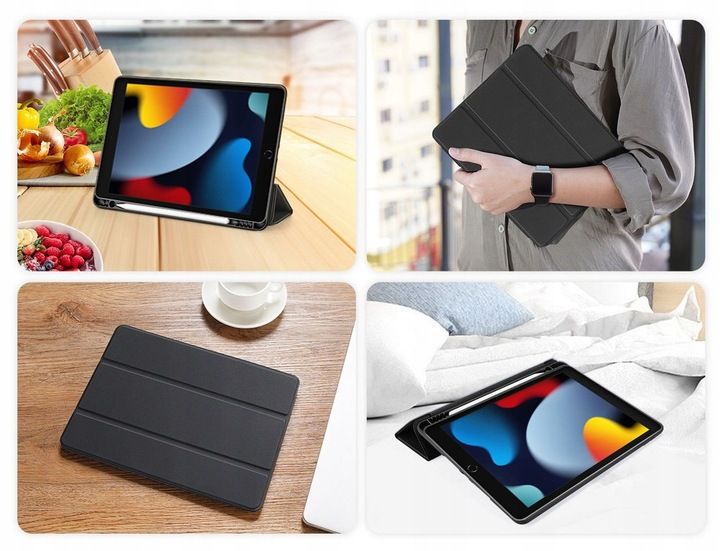 ETUI POKROWIEC DO APPLE IPAD 10.2 GEN 9 2021 CZARNY zdjęcie 12