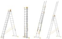Drabina aluminiowa wielofunkcyjna profesjonalna ALVE FORTE PROFI PLUS 3x12