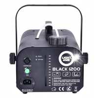 WYTWORNICA DYMU MGŁY ZADYMIARKA MASZYNA DO DYMU LIGHT4ME BLACK 1200 + PILOT