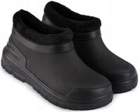 KALOSZE MĘSKIE OCIEPLANE niskie piankowe zimowe lekkie chodaki EVA 44