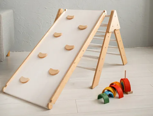 domowy plac zabaw Moon biało-szary MALPISZON.PL na Arena.pl