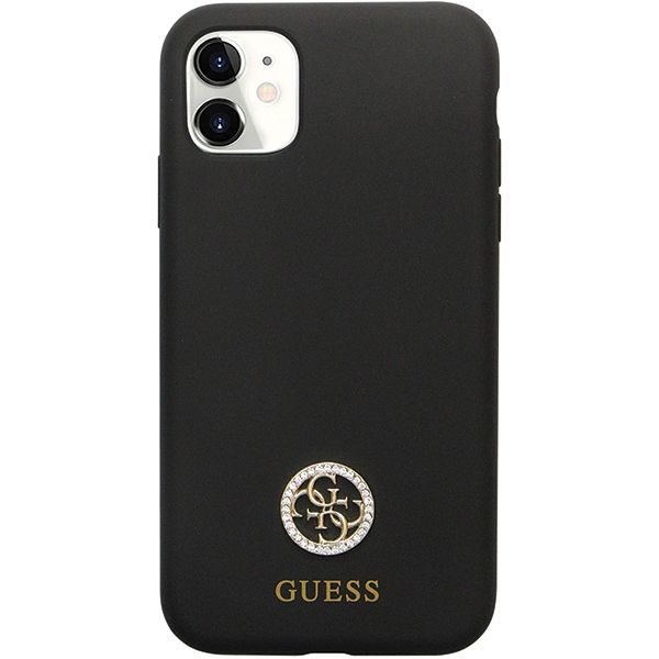 Etui Guess do iPhone 11, iPhone XS, Czarny zdjęcie 3