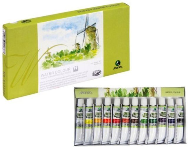 FARBY AKWARELOWE 12 KOLORÓW 12ML E1336B 6901893220367 zdjęcie 1
