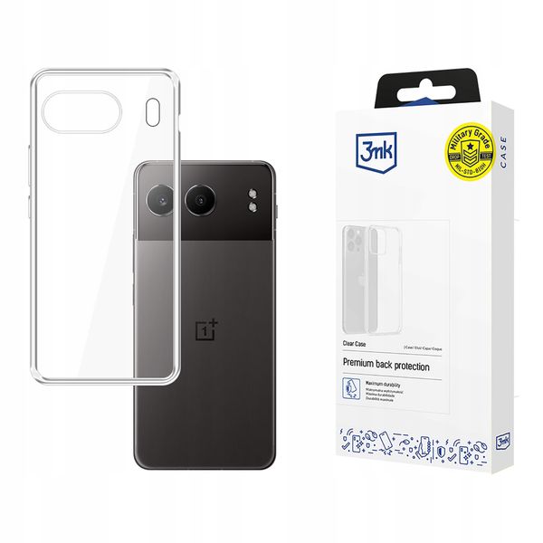Silikonowe etui na OnePlus Nord 4 - 3mk Clear Case zdjęcie 1