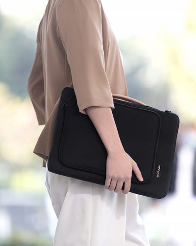 Wodoodporna torba na laptopa 14" InnoStyle Eco-Friendly, niebieska na Arena.pl