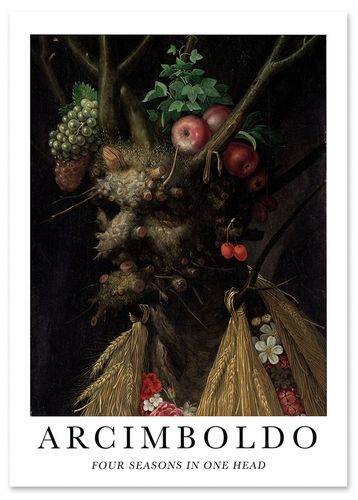 Plakat giuseppe arcimboldo ent 21x29,7 cm A4 na Arena.pl
