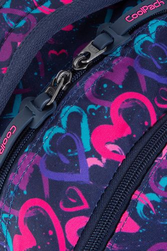 Coolpack-VANCE-Plecak-DRAWING HEARTS BLUE na Arena.pl