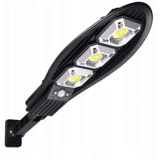 Lampa solarna LED 180W Latarnia uliczna z czujnik + uchwyt + pilot zdjęcie 7