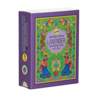 kadzidełka stożkowe golden india 10 szt. - lavender