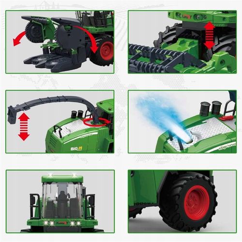 KOMBAJN ZBOŻOWY Z PILOTEM 2,4 GHZ I AKUMULATOREM IDEALNY HARVESTER TRAKTOR na Arena.pl