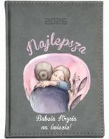 KALENDARZ A5 2026 TYGODNIOWY terminarz nadruk PLANER DLA BABCI Z IMIENIEM