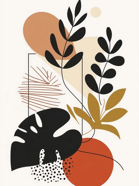 Plakat 60x80cm Zawisły Liść zdjęcie 1