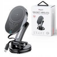 2 x UCHWYT SAMOCHODOWY YESIDO C313 15W MAGSAFE DO AUTA CZARNY