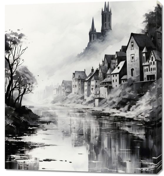 Obraz 90x100cm Mglisty Refleks zdjęcie 1