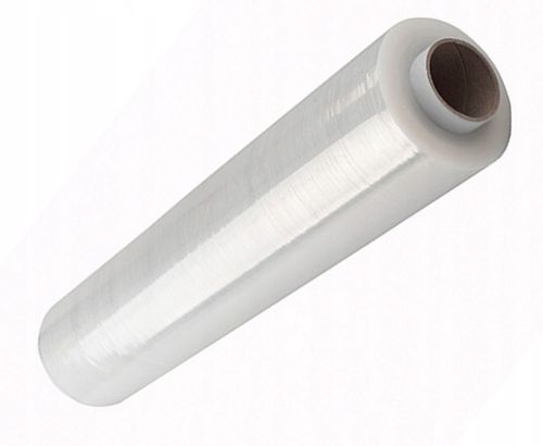 FOLIA STRETCH 3KG BEZBARWNA DUŻO FOLI CIENKA TULEJ na Arena.pl