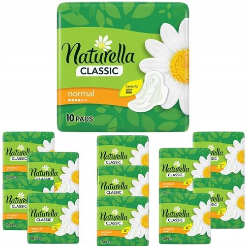 Podpaski ze skrzydełkami Naturella Classic Normal Camomile 10 szt. x12 na Arena.pl