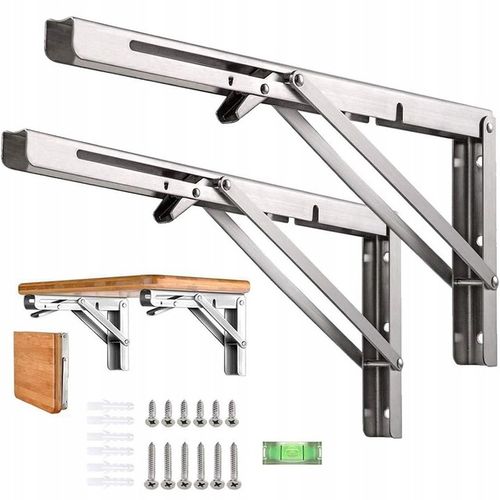 TRÓJKĄTNE ZAWIAS KĄTOWNIK SKŁADANY WSPORNIK POD STÓŁ BLAT DLA DOMU na Arena.pl