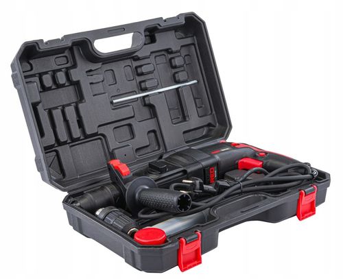 MŁOTOWIERTARKA Młot UDAROWY Wiertarka UDAROWA SDS+ 2600W 4J Walizka Zestaw na Arena.pl