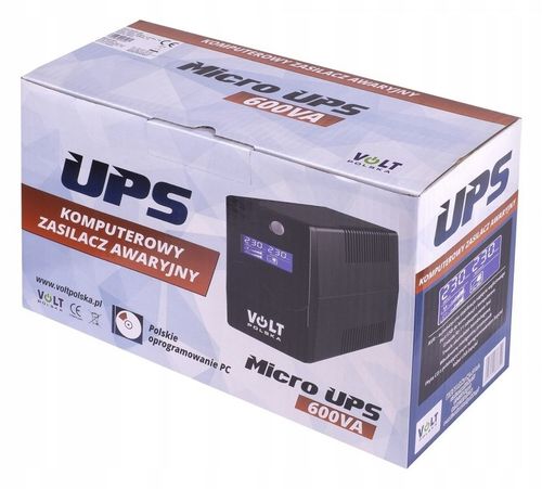 UPS ZASILACZ AWARYJNY VOLT MICRO 600VA 360W na Arena.pl