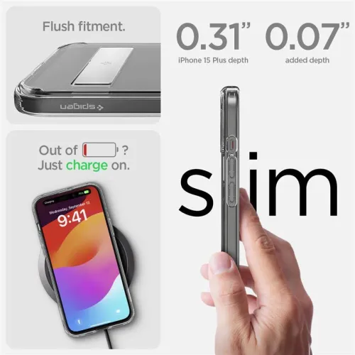 spigen ultra hybrid s magsafe, crystal clear - iphone 15 plus na Arena.pl