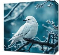 Obraz 40x40cm Perłowy Ptak