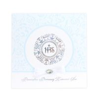 karnet kwadrat PAMIĄTKA I KOMUNII ŚWIĘTEJ