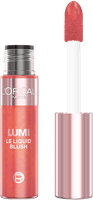l'oréal lumi le liquid blush 625 glowy gold pink - róż w płynie
